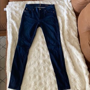 7 for all mankind high waist skinny jeans